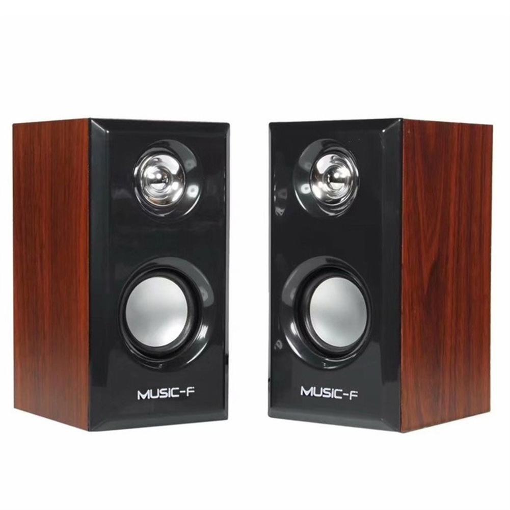 Home Cinema Philips - Haut-parleurs en bois filaires USB, caisson
