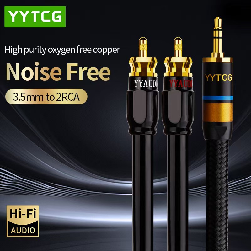 Home Cinema Installation - YYTCG câble RCA HiFi stéréo 3.5mm