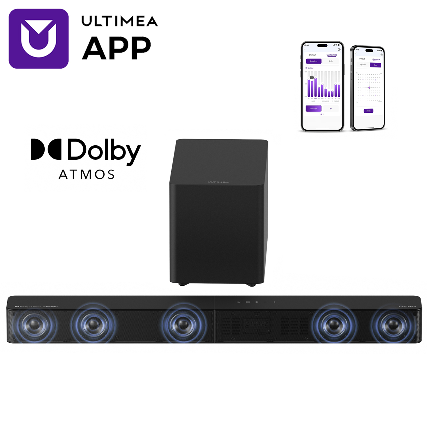 Home Cinema Ultimea - Barre de son ULTIMEA 5.1 canaux