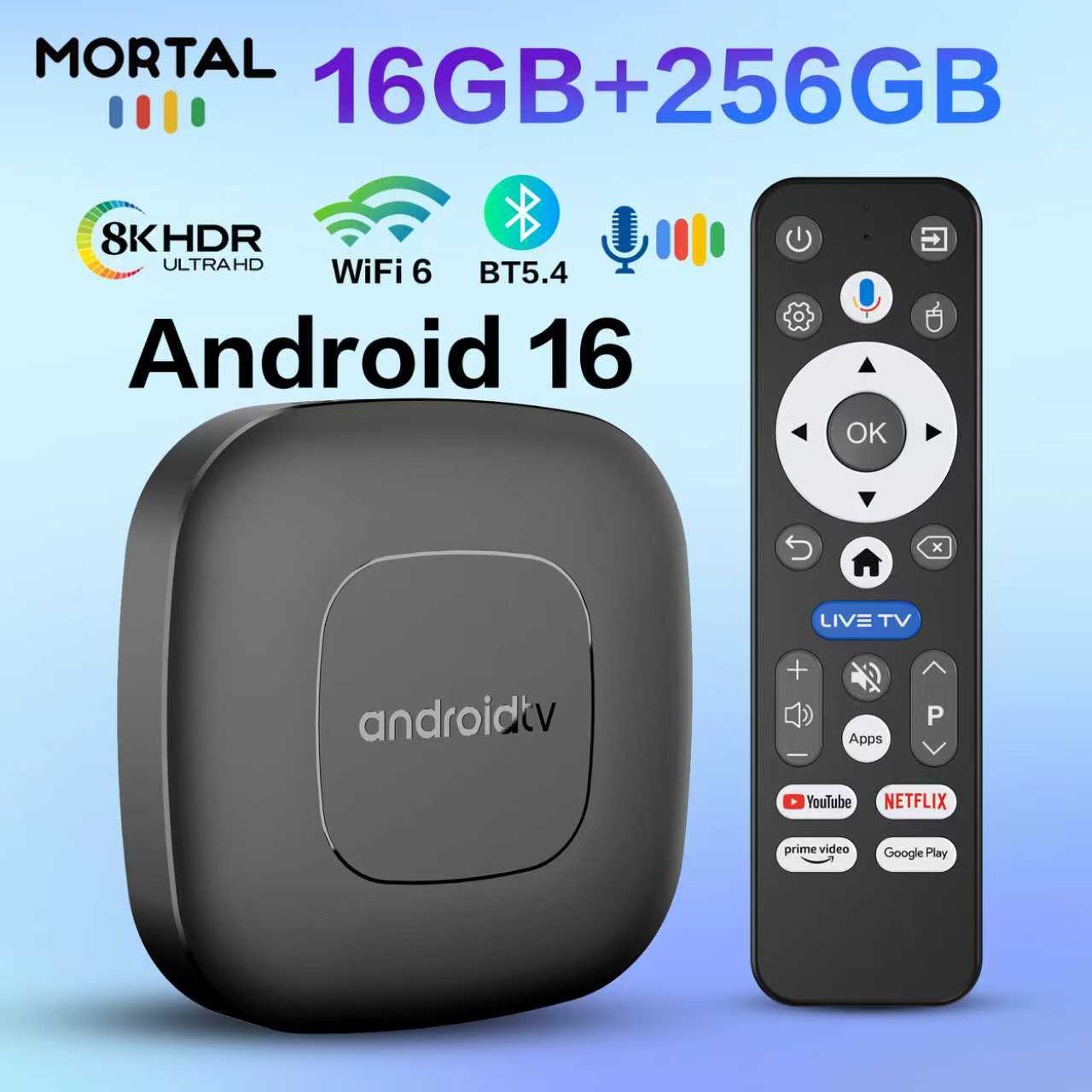 Home Cinema Youtube - Boîtier TV Android 16 avec assistant