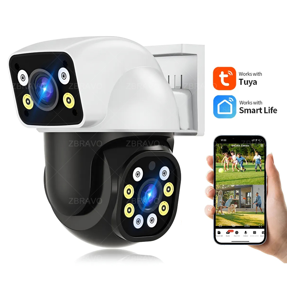 Home Cinema Sony - Caméra extérieure WiFi Smartlife 8MP Tuya,