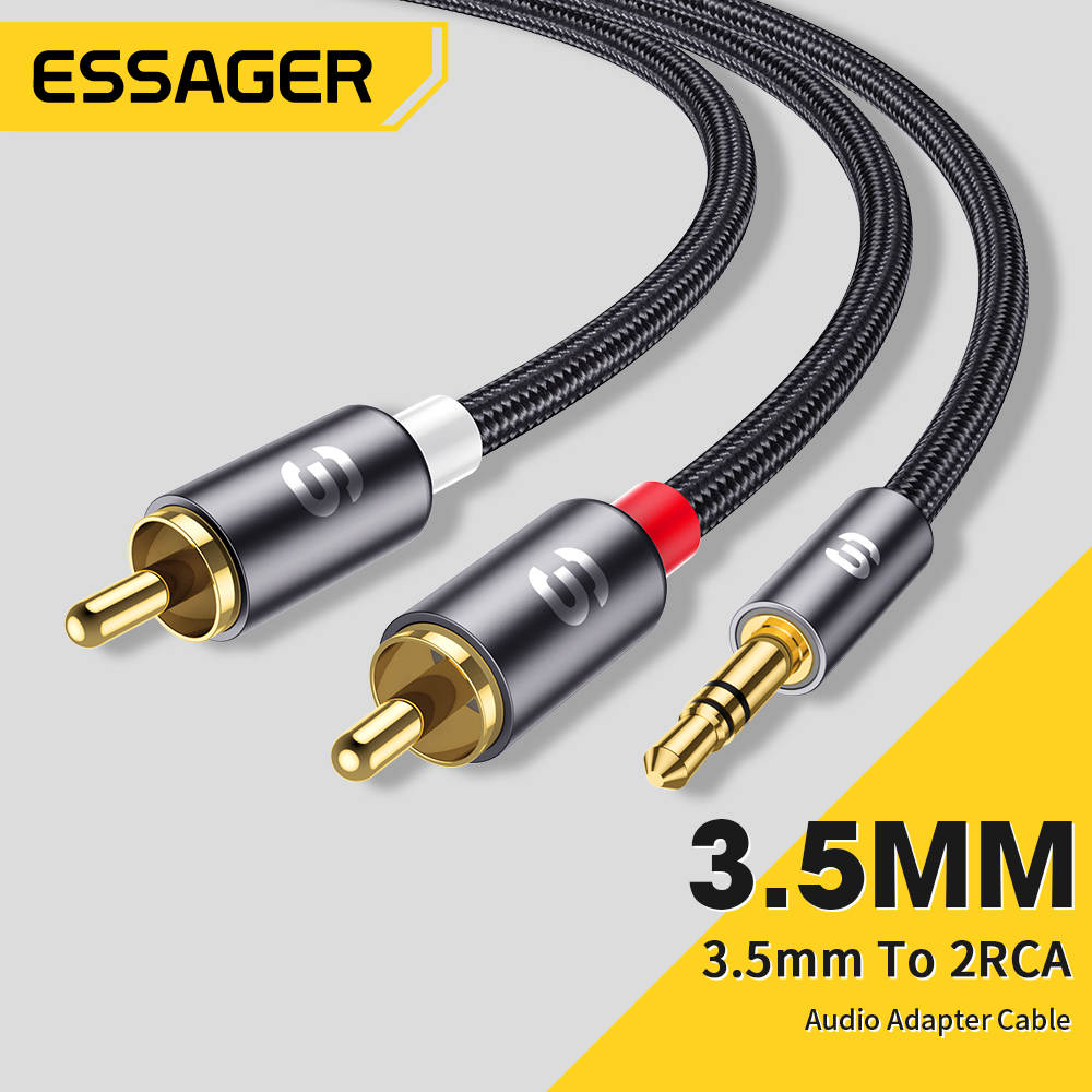 Home Cinema Installation - Essager câble Audio RCA stéréo 3.5mm