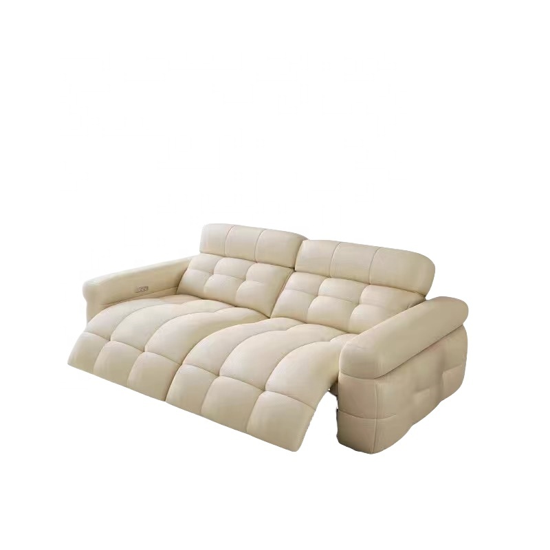 Home Cinema Experience - Canapé inclinable électrique Convertible en cuir