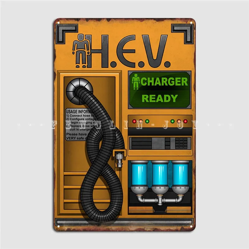 Home Cinema In - Panneau métallique avec chargeur Half Life
