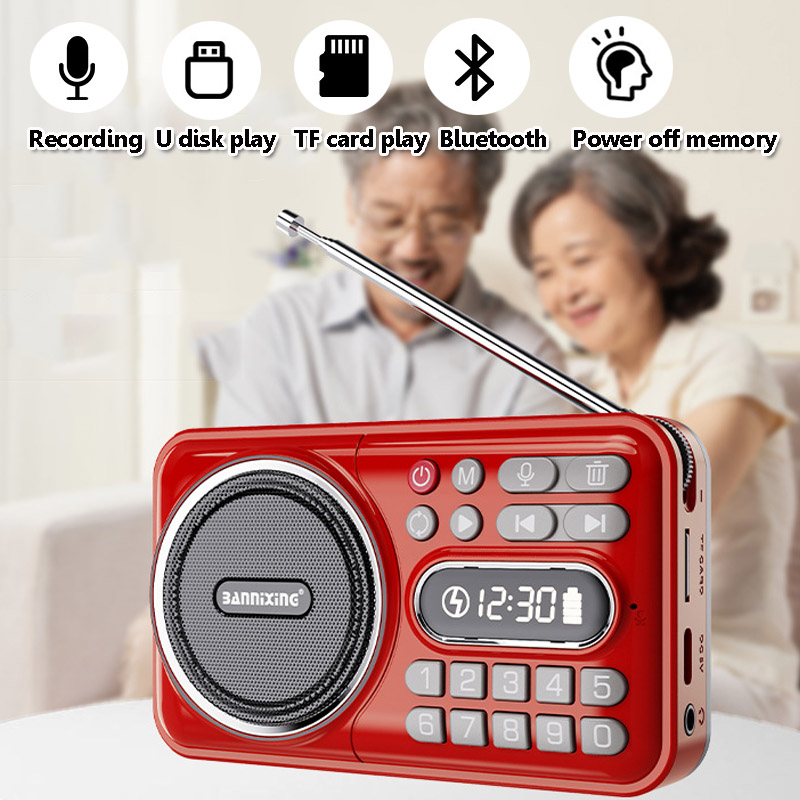 Soundbar Bluetooth Home - Mini radio FM de poche avec