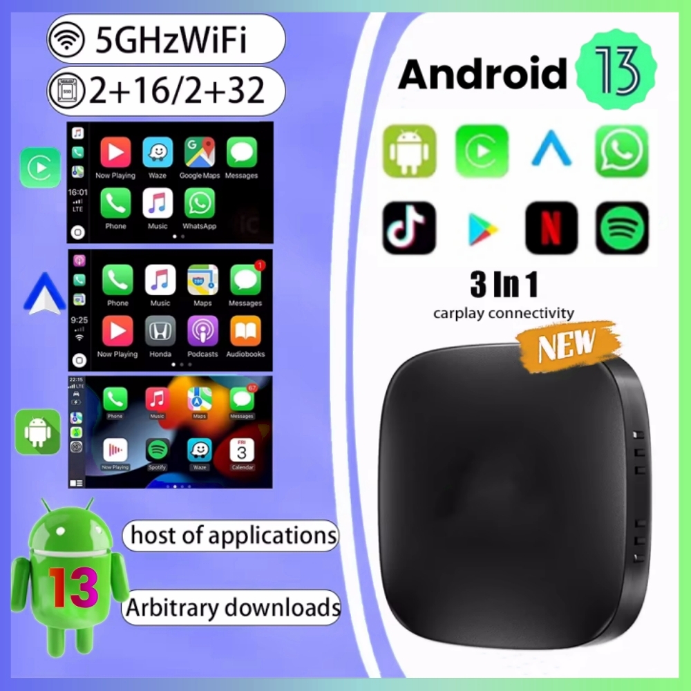 Home Cinema Youtube - Android 13 CarPlay TV Box sans