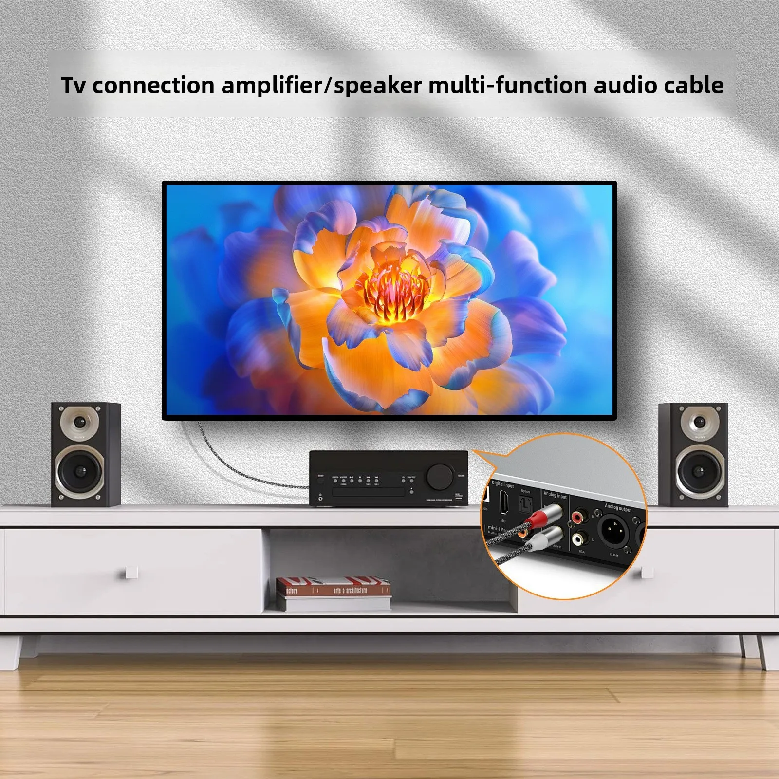 Câble audio double RCA, 2 pair - Home Cinema Subwoofer avis et prix