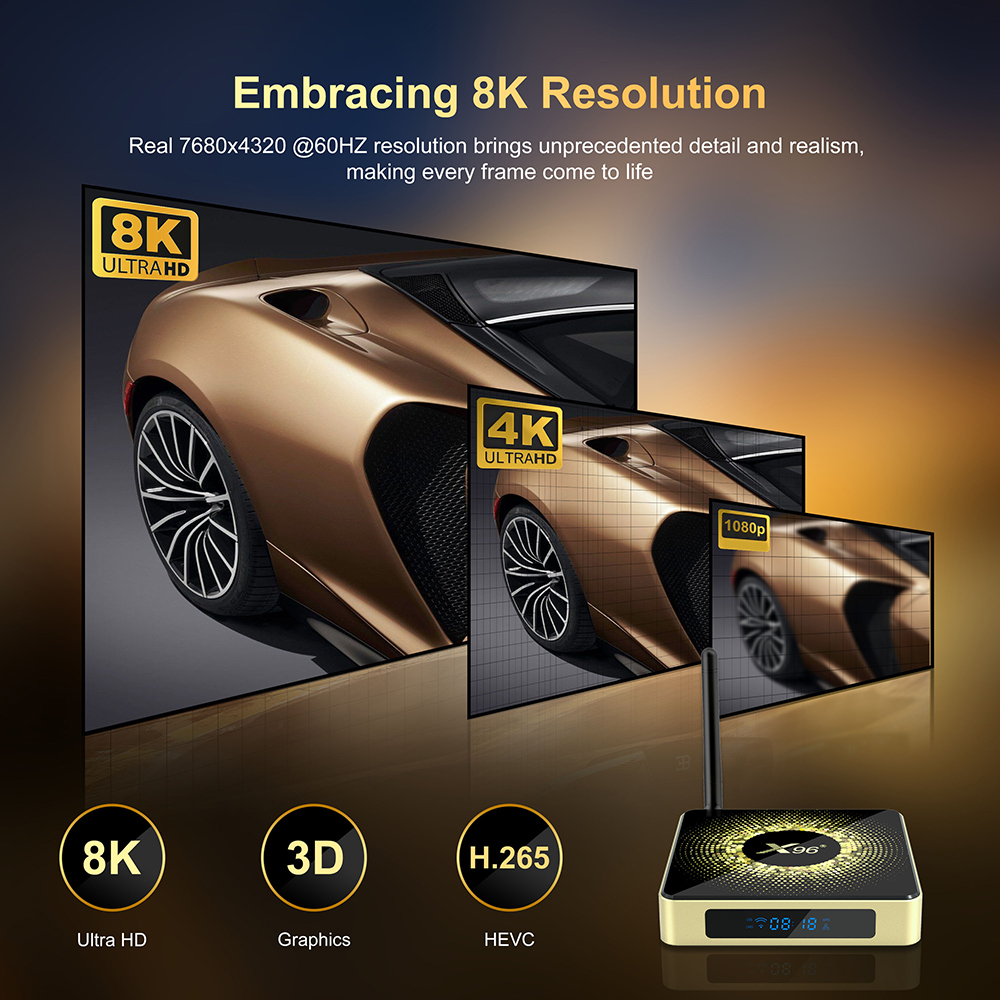 X96 X10 Amlogic S928X-J TV Box - Home Cinema Youtube avis et prix