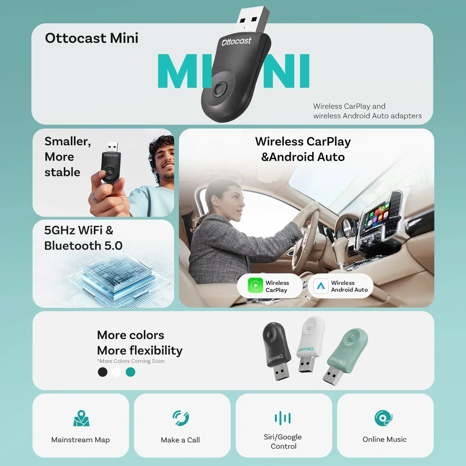 OTTOCAST MINI 2 en 1 filaire v - Smart Tv Stick avis et prix