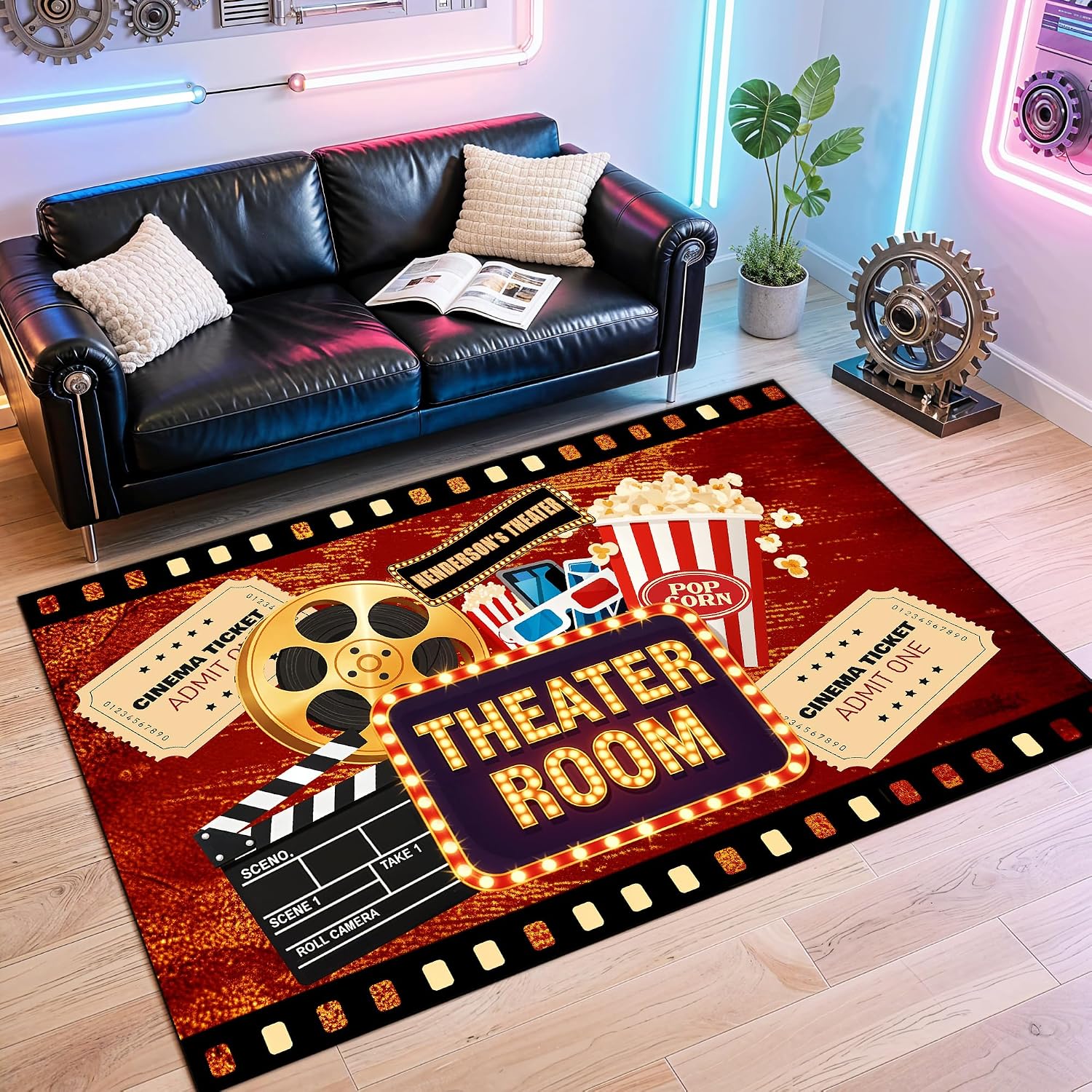 Tapis de cinéma gravé avec un  - Home Cinema Experience avis et prix