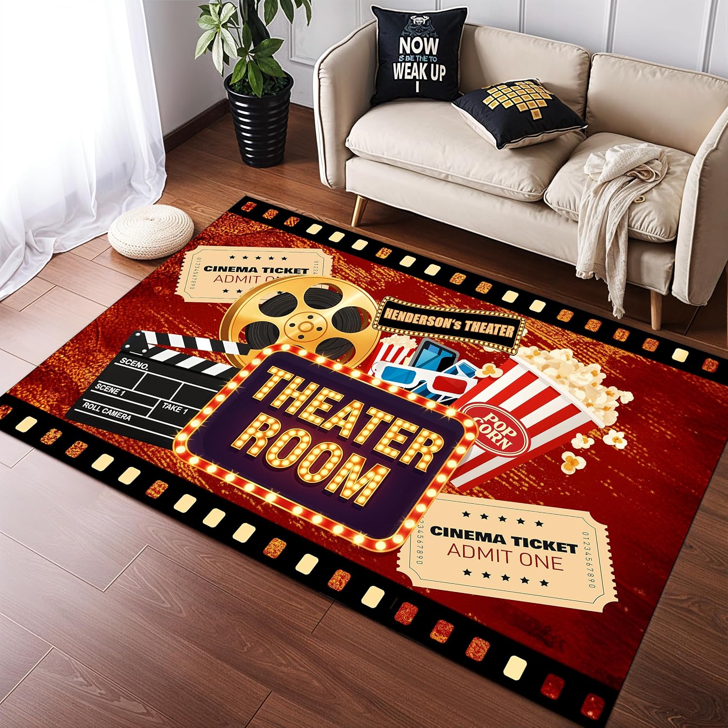 Tapis de cinéma gravé avec un  - Home Cinema Experience avis et prix