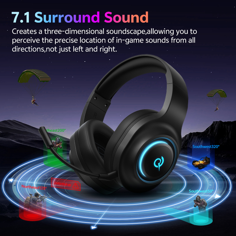 Casque de jeu QCY Heroad V200  - Soundbar Bluetooth Home avis et prix
