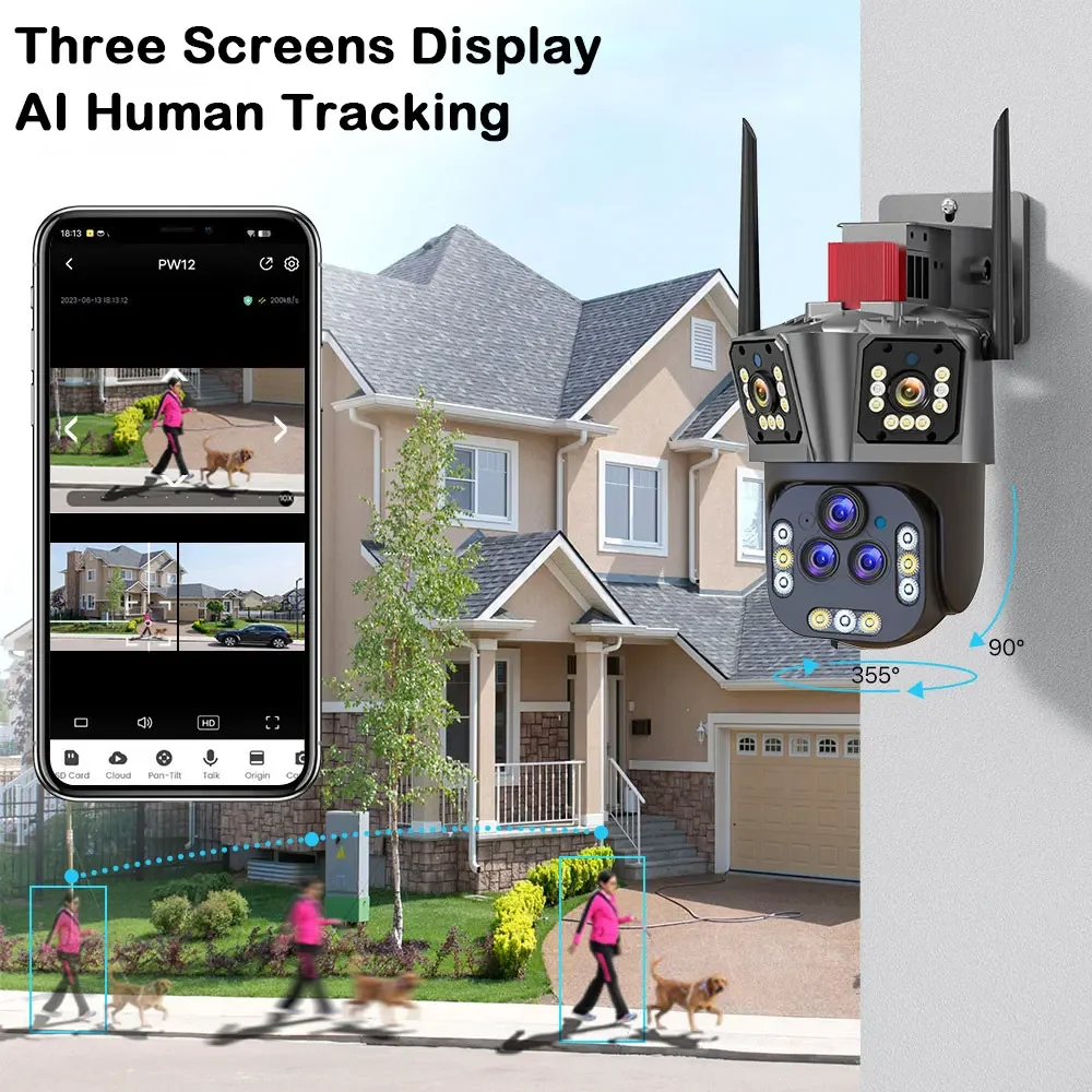 Ultra 20MP 10K WIFI PTZ contrô - Home Cinema Sony avis et prix