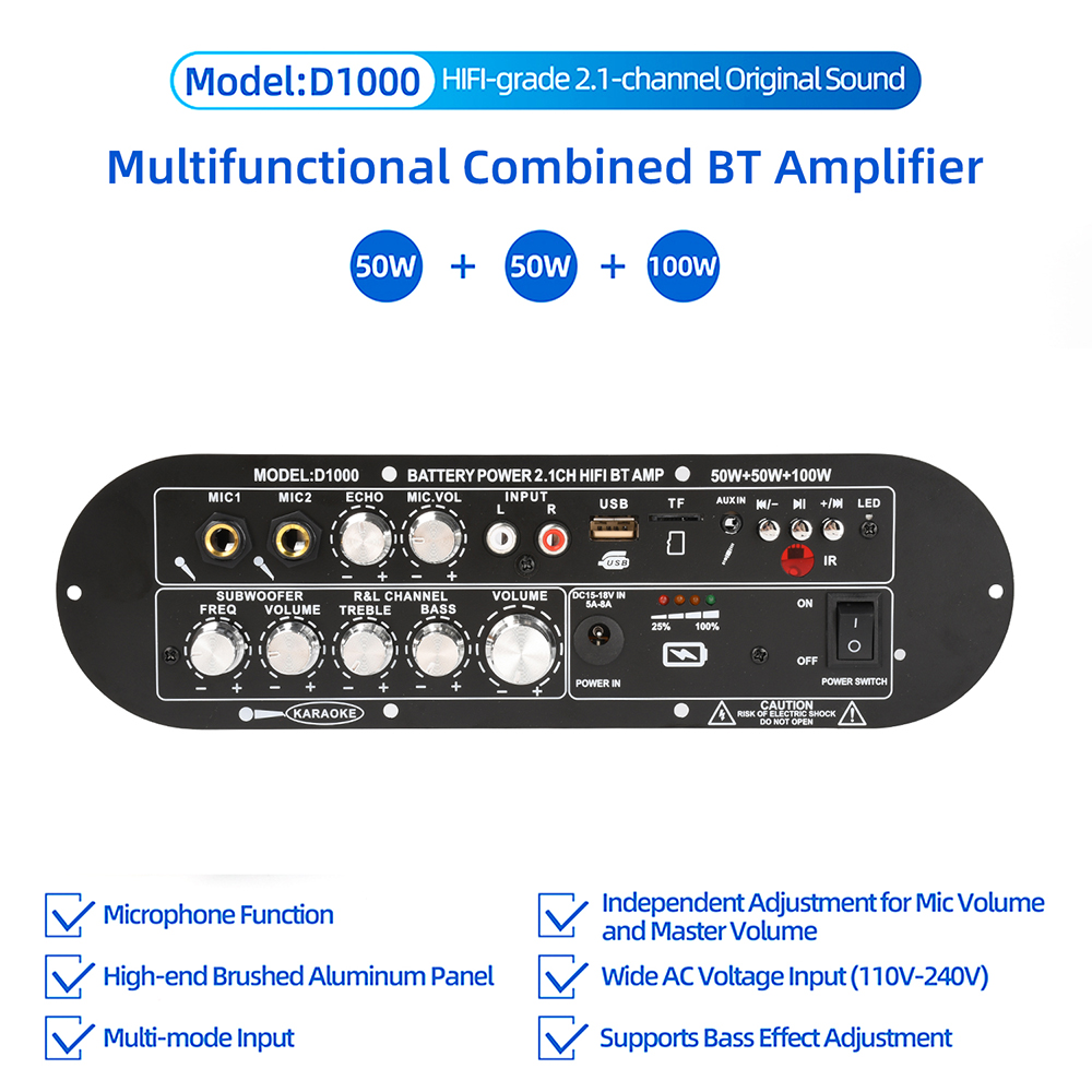 Carte amplificateur Bluetooth  - Home Cinema Subwoofer avis et prix
