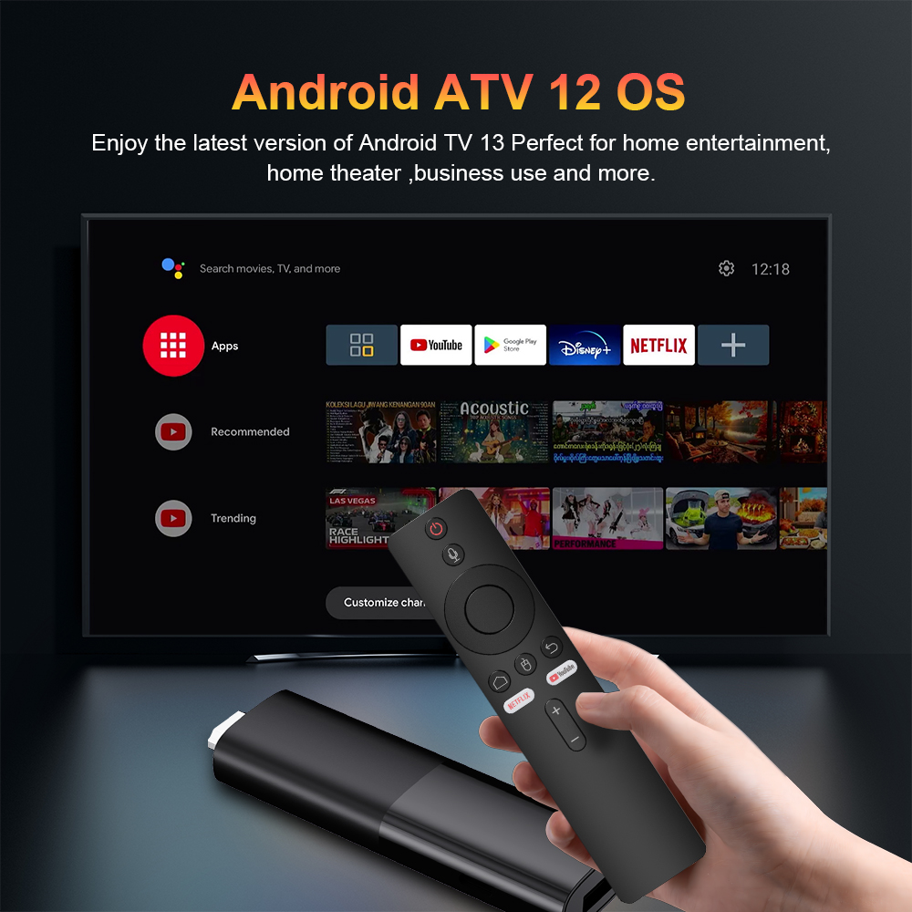Velec Android 12 Smart Stick 8 - Home Cinema Youtube avis et prix
