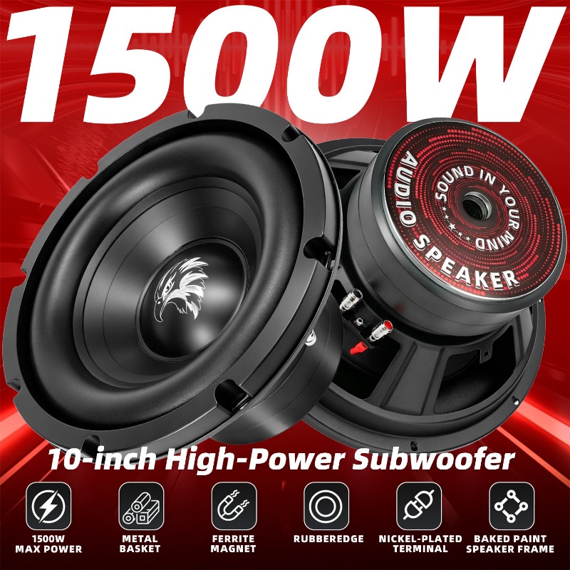 1 pièce Subwoofer de voiture 1 - Home Cinema Subwoofer avis et prix