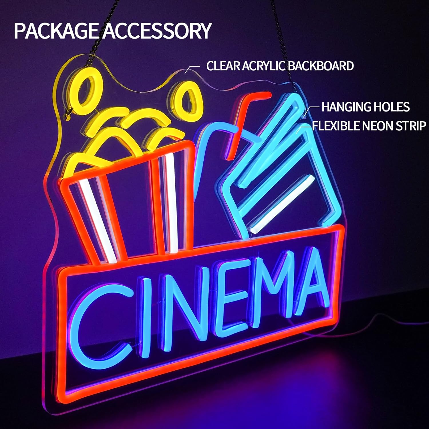 Enseigne au néon de cinéma LED - Home Cinema Ultimea avis et prix